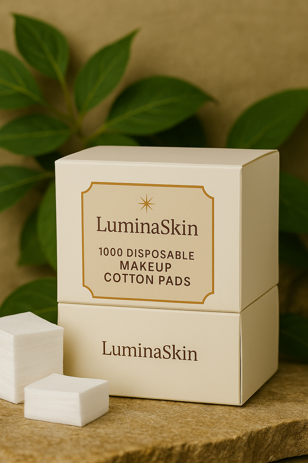 LuminaSkin Makeup Cotton Wipes – 1000 pcs